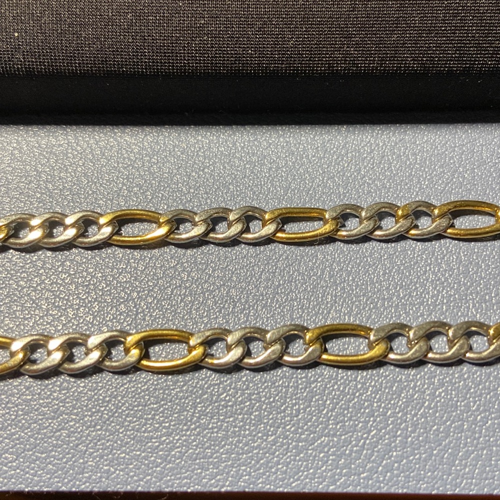 24” Silver & Gold Link #7